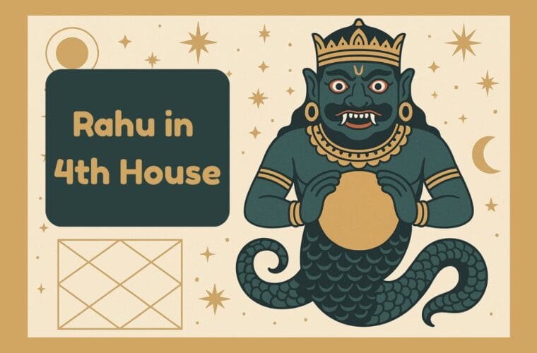 Rahu in 4th House