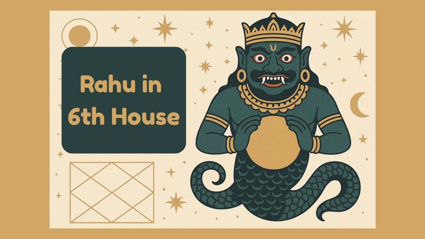 Rahu in 6th House
