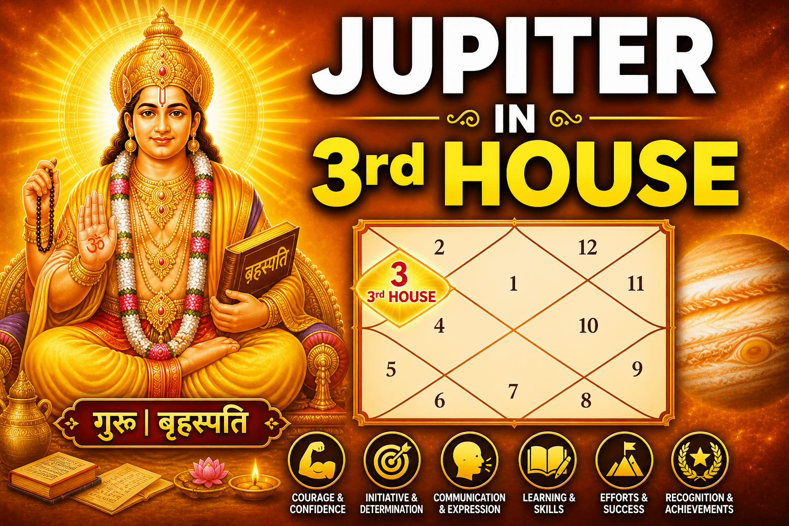 Jupiter in 3rd House