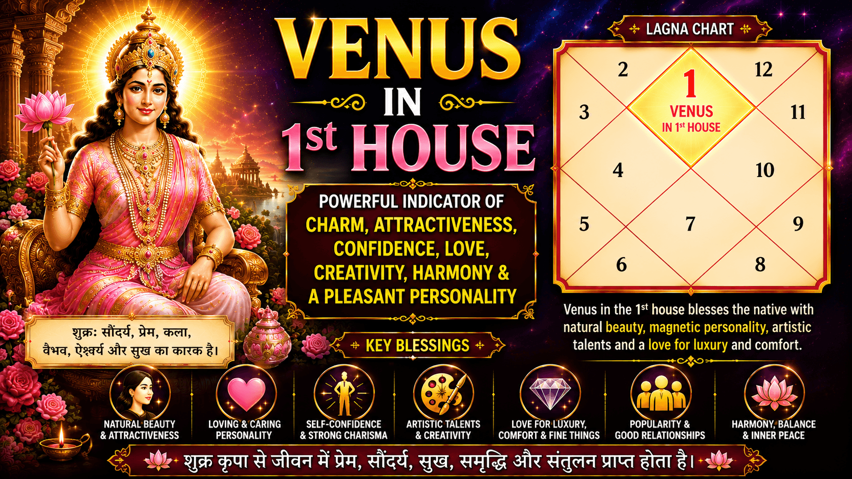 Venus in 1st House