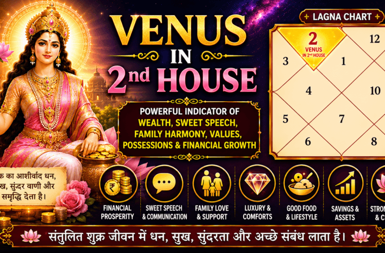 Venus in 2nd House