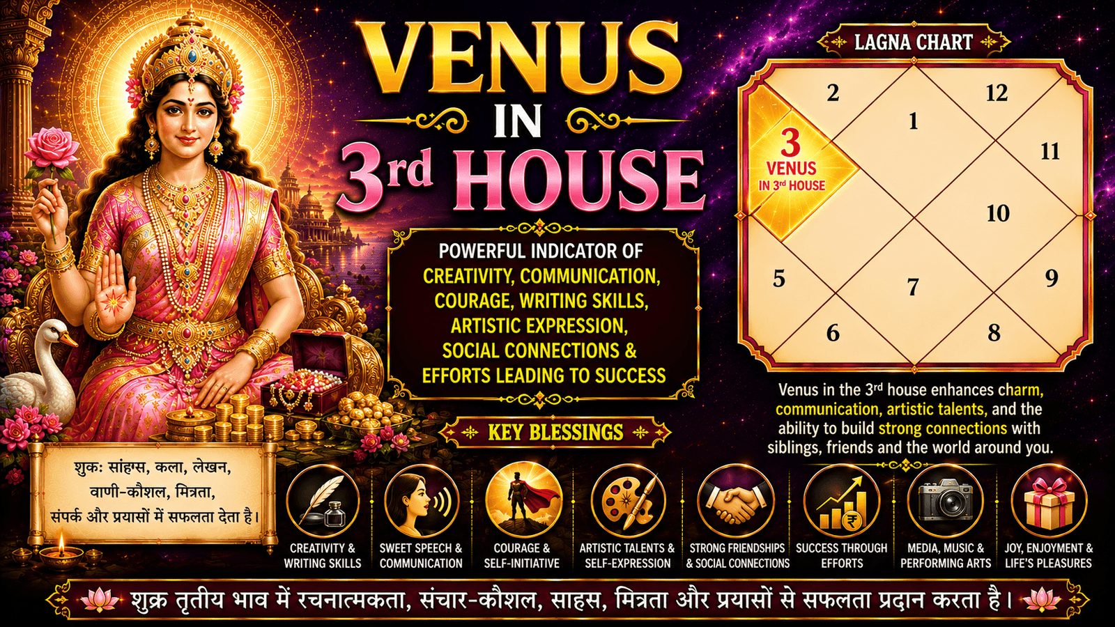 Venus in 3rd House