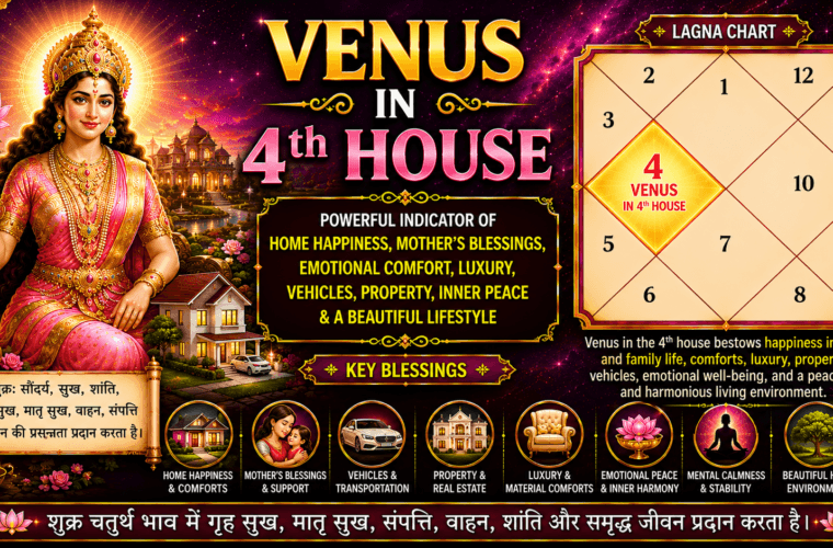 Venus in 4th House