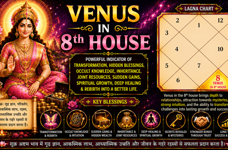 Venus in 8th House