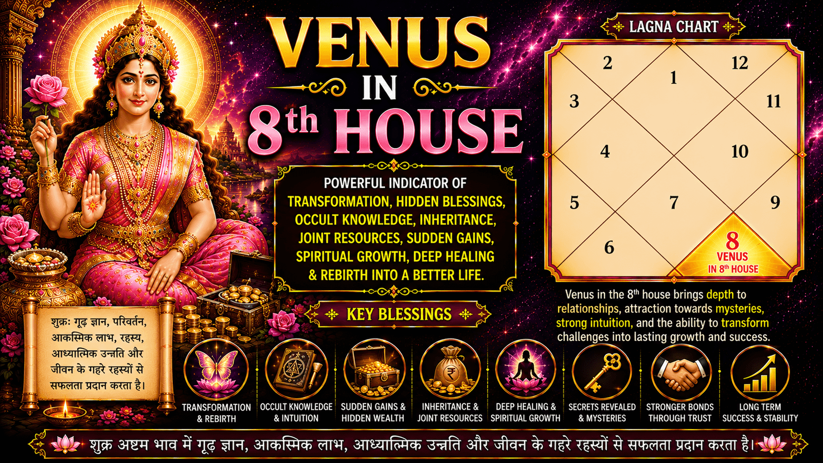 Venus in 8th House