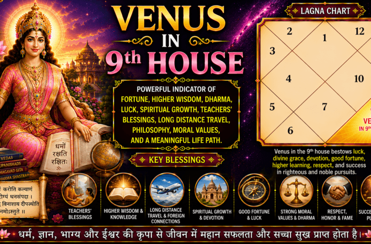 Venus in the 9th House