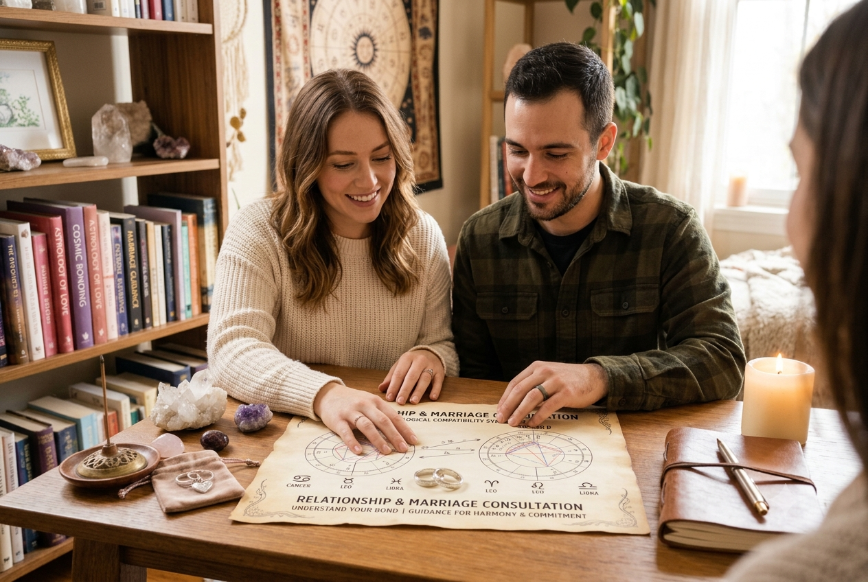 Couple representing marriage and relationship guidance