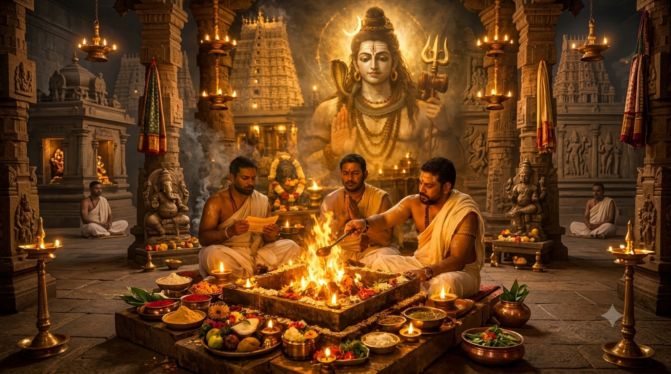 Warm spiritual setting representing traditional astrological remedies